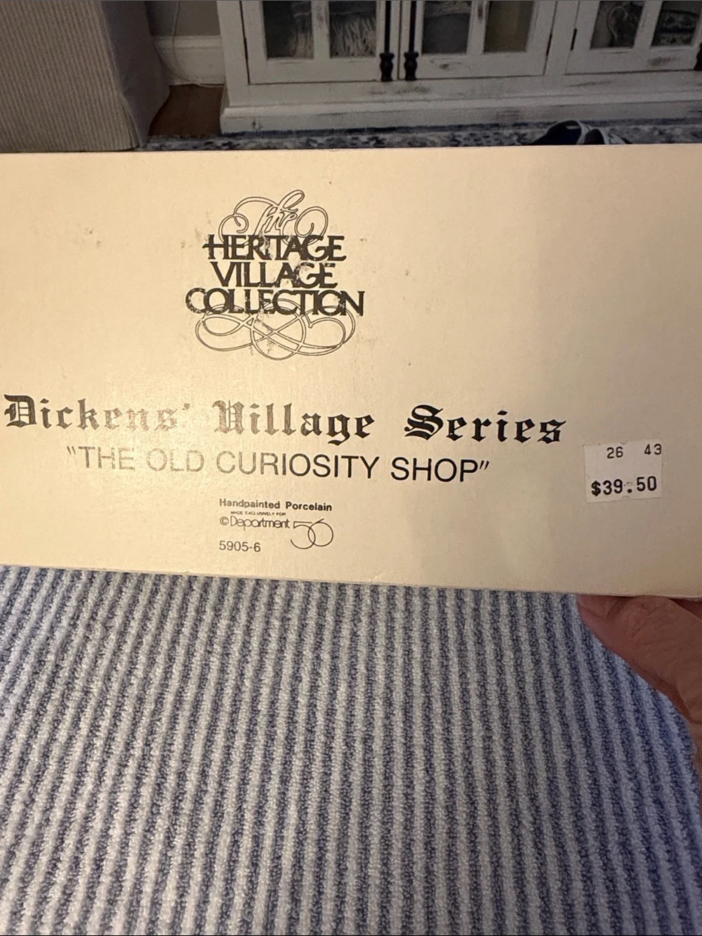 Department 56 Dickens Village Series Old Curiosity Shop Retired